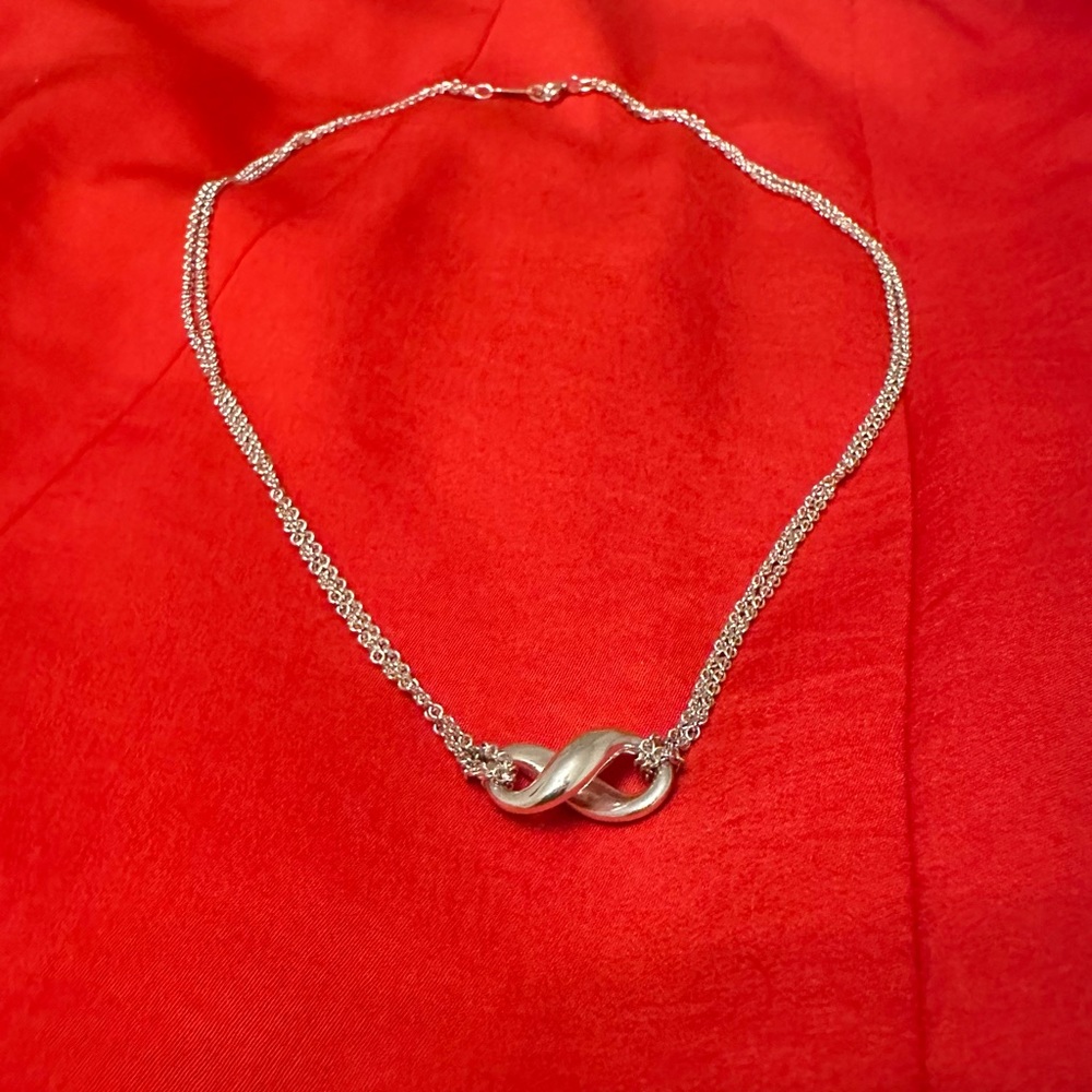 Tiffany and Co infinity necklace!